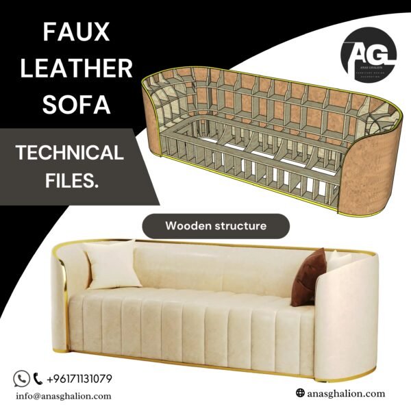 Faux Leather sofa