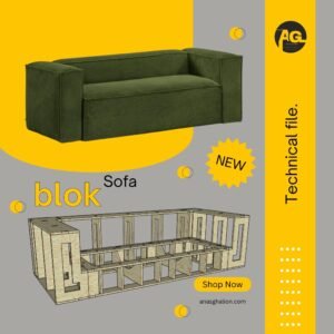 Blok sofa -3 & 2 + Armchair