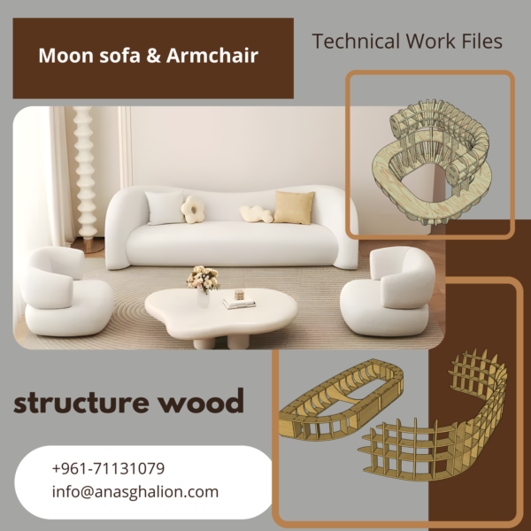 Moon Sofa + Nordic Armchair
