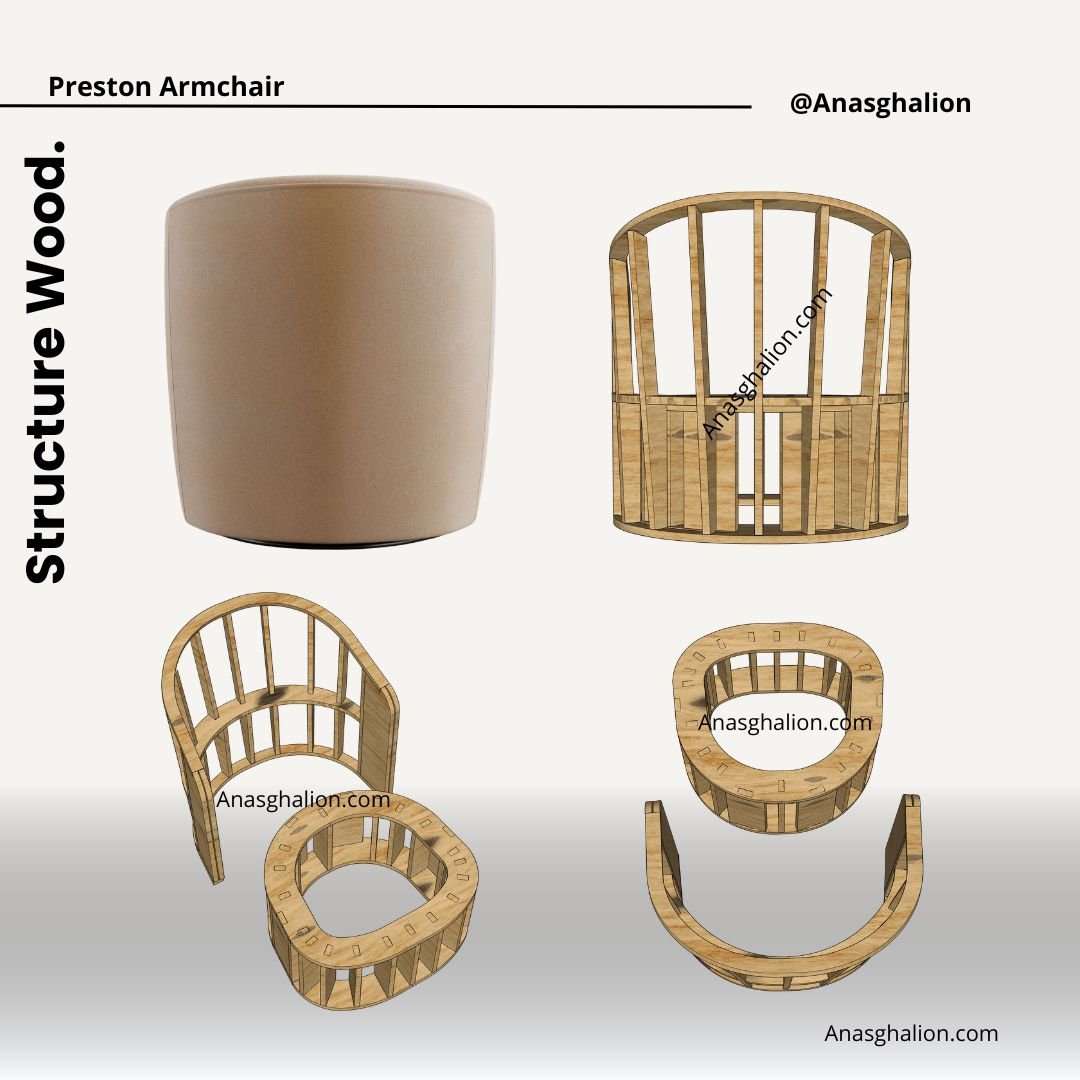 Preston Armchair - Image 8