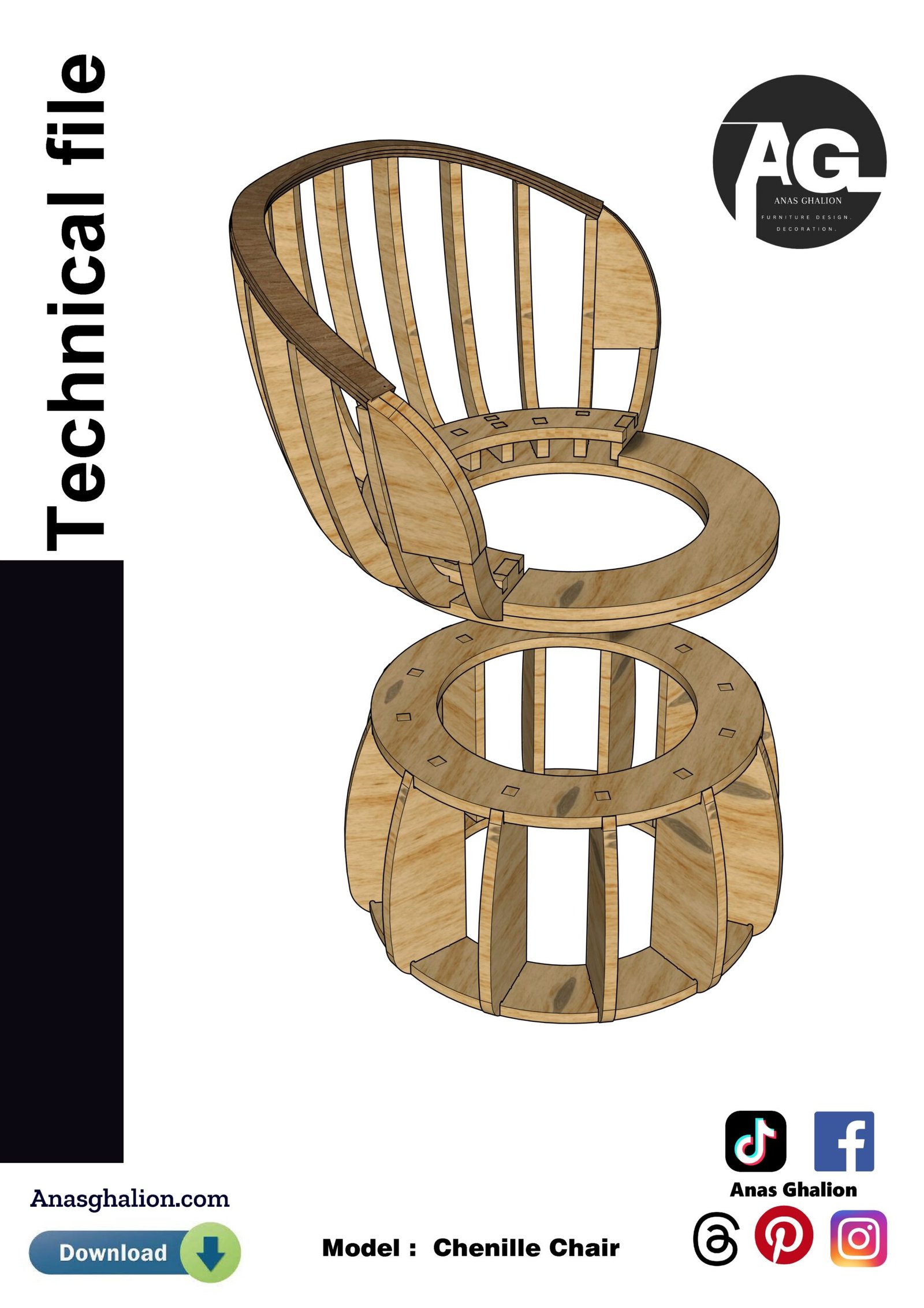 Chenille Chair - Image 10