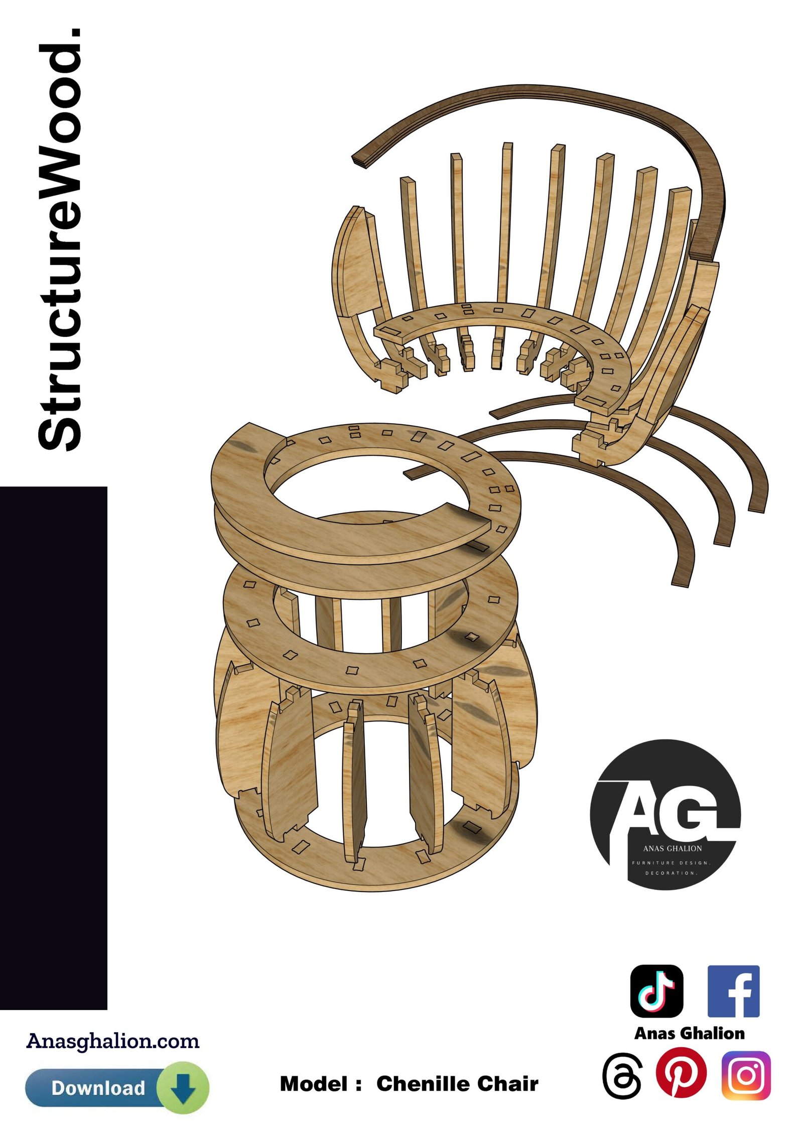 Chenille Chair - Image 11