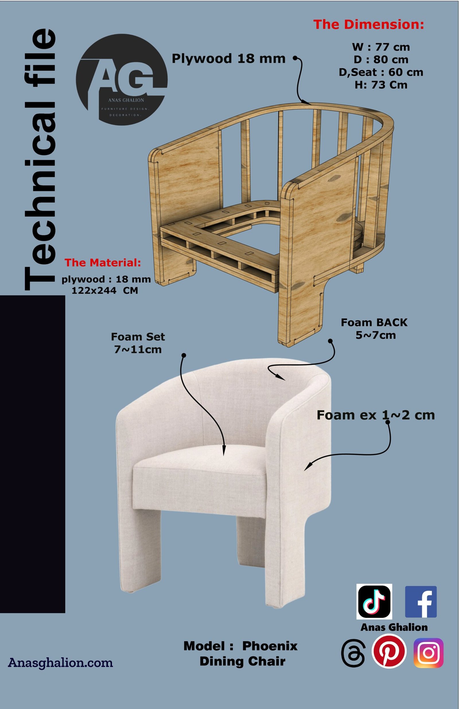 Phoenix Armchair - Image 6