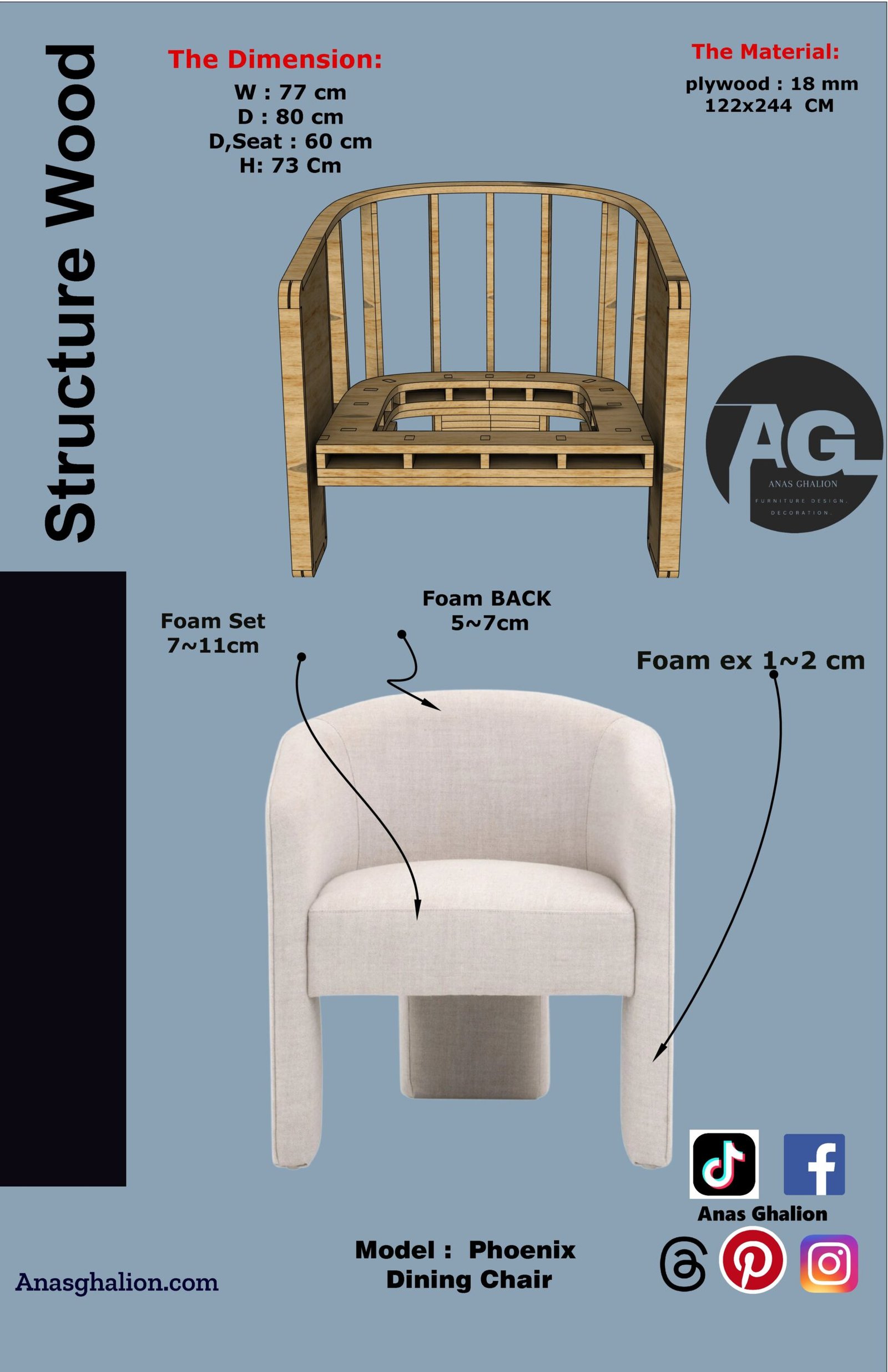 Phoenix Armchair - Image 7